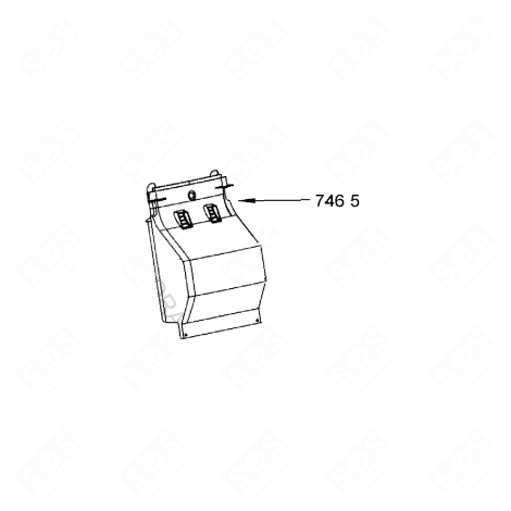 CACHE FRIGO, RÉFRIGÉRATEUR, CONGÉLATEUR - 481244069397