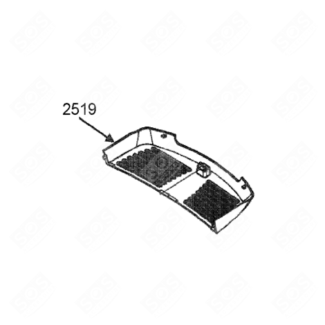 COUVERCLE LAMPE FRIGO, RÉFRIGÉRATEUR, CONGÉLATEUR - 481244079251