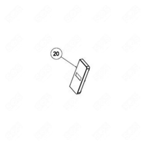 PANNEAU DE COMMANDE ASSY WH FOUR MICRO-ONDES - 482000093919