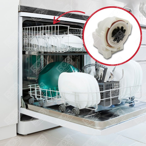 POMPE DE VIDANGE (AVEC CONNECTEUR À PICOTS) LAVE-VAISSELLE - C00386526