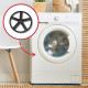 POULIE PLASTIQUE MACHINE À LAVER, LAVE-LINGE - 1084895075, 1084891074