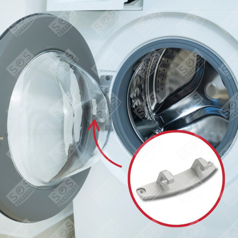 CHARNIÈRE HUBLOT MACHINE À LAVER, LAVE-LINGE - 00655117, 00608936