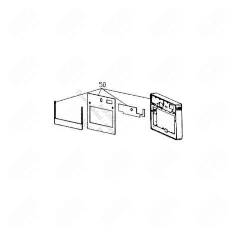 PORTE FOUR ASSY IX FOUR MICRO-ONDES - 482000097628
