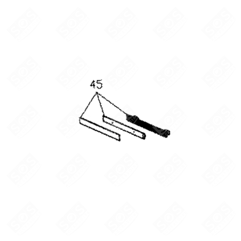 POIGNEE ASSY SERVICE WH FOUR MICRO-ONDES - 482000097632