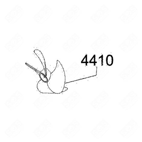 HELICE VENTILATEUR FOUR MICRO-ONDES - 482000092862