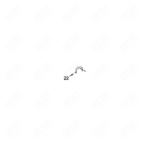 AGRAPHE SUPPORT DE MOTEUR MACHINE À LAVER, LAVE-LINGE - 482000098066