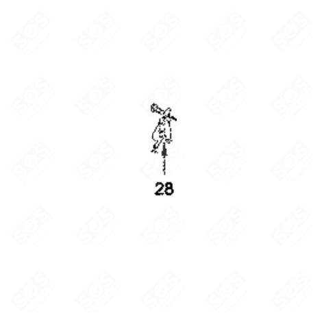 CHARNIERE PORTE MACHINE À LAVER, LAVE-LINGE - 482000098070