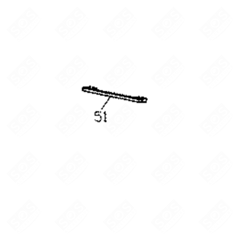 POIGNEE PORTE BLANC FOUR MICRO-ONDES - 482000098823