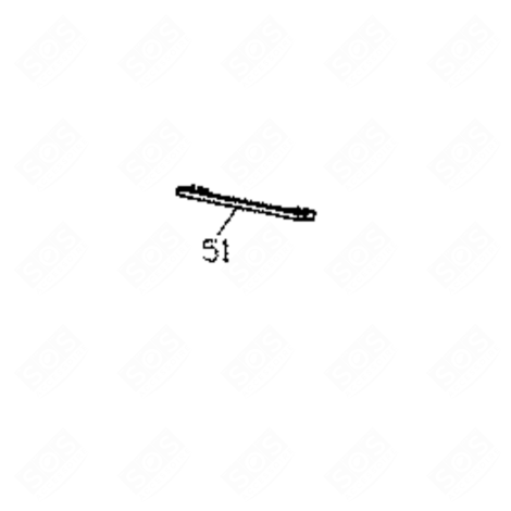 POIGNEE ASSY NOIR FOUR MICRO-ONDES - 482000098824