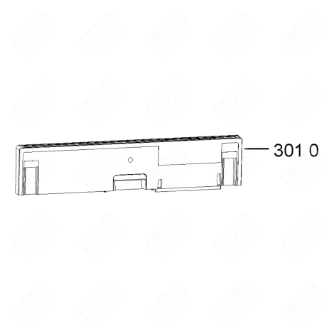 BANDEAU DE COMMANDE COMPLET LAVE-VAISSELLE - 481010493181