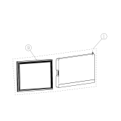 Joint de porte réfrigérateur (repère 5)