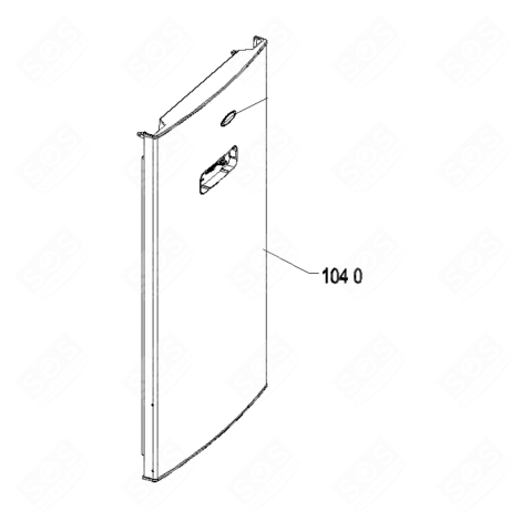 PORTE REFRIGERATEUR SIX 1043,5X588 MM FRIGO, RÉFRIGÉRATEUR, CONGÉLATEUR - 481010495802