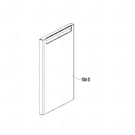 PORTE REFRIGERATEUR SIX 1231,5X700 MM FRIGO, RÉFRIGÉRATEUR, CONGÉLATEUR - 481010446291