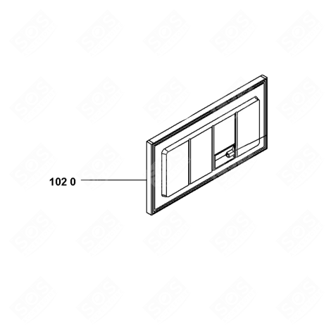 PORTE CONGELATEUR FRIGO, RÉFRIGÉRATEUR, CONGÉLATEUR - 481010447338