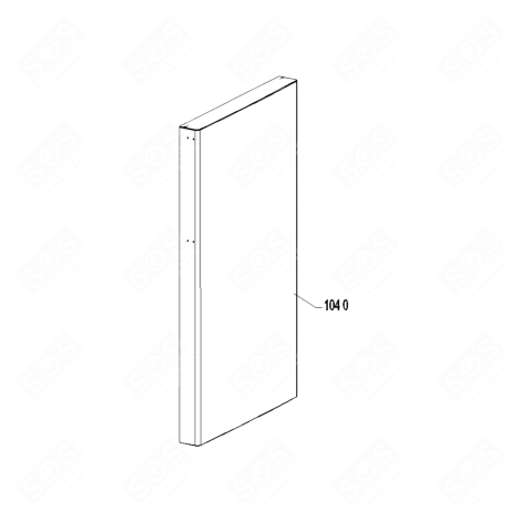 PORTE REFRIGERATEUR TS/MG 1231,5X700 MM FRIGO, RÉFRIGÉRATEUR, CONGÉLATEUR - 481010588146