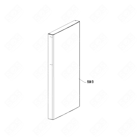 PORTE REFRIGERATEUR SIX/MG 1231,5X700 MM FRIGO, RÉFRIGÉRATEUR, CONGÉLATEUR - 481010588150