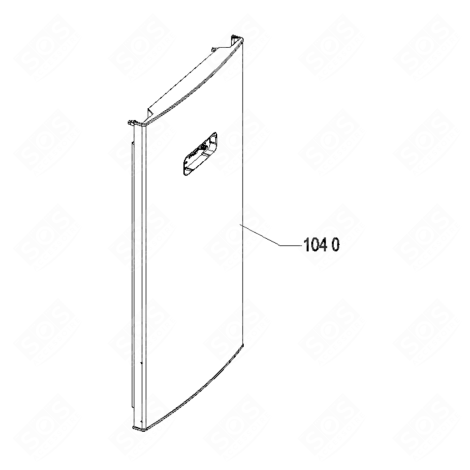 PORTE REFRIGERATEUR SIX/MG 1043,5X588 MM FRIGO, RÉFRIGÉRATEUR, CONGÉLATEUR - 481010585299