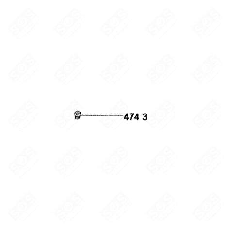 KIT INJECTEURS G30-29 MBAR PLAQUE DE CUISSON - 481010600856