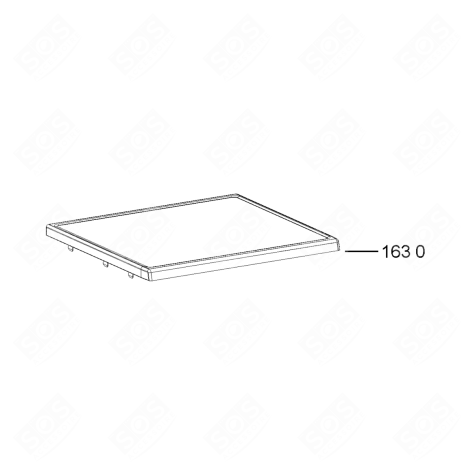 DESSUS DE L'APPAREIL VBL - BLANC LAVE-VAISSELLE - 481010565813