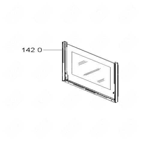 VITRE INTERIEURE FOUR, CUISINIÈRE - 480121101174