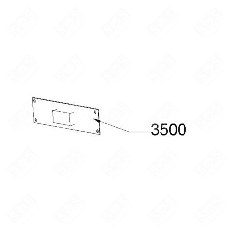 PLATINE CONTROL FOUR MICRO-ONDES - 480120102013