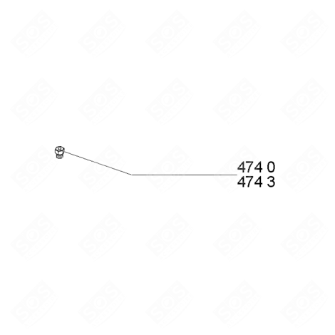 KIT INJECTEURS G30-29 MBAR PLAQUE DE CUISSON - 480121104206