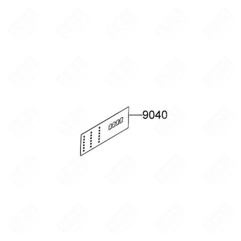 PANNEAU DISPLAY MACHINE À LAVER, LAVE-LINGE - 480113100167
