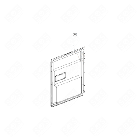 CONTRE-PORTE LAVE-VAISSELLE - 480140101858