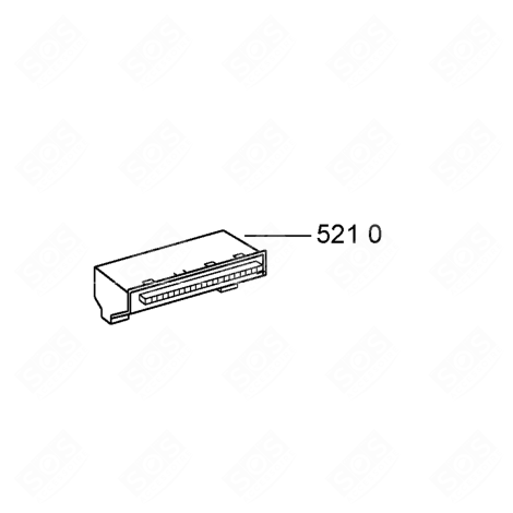 PLATINE CONTROL , PROGRAMMEE LAVE-VAISSELLE - 480140100986