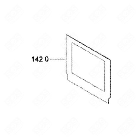 VITRE INTERIEURE FOUR, CUISINIÈRE - 481010376644