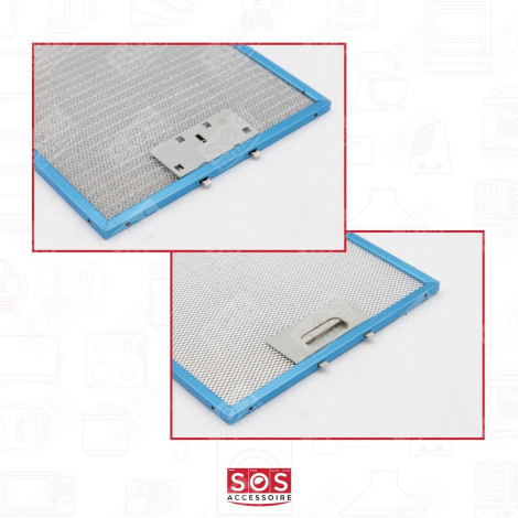 FILTRE MÉTAL ANTI GRAISSE (À L'UNITÉ) 240X300MM HOTTE - 50253939008