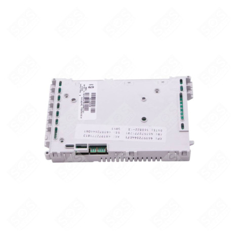 PLATINE CONTROL PROGRAMME ICRED, T&P LAVE-VAISSELLE - 480140102615