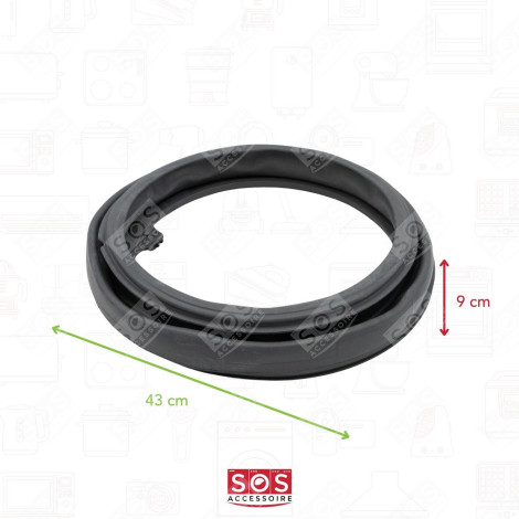 JOINT DE HUBLOT (MANCHETTE) MACHINE À LAVER, LAVE-LINGE - 481010632436, W10632436