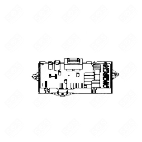 PLATINE PUISSANCE ANTARES FOUR, CUISINIÈRE - 480123100309