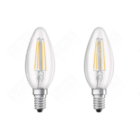 LED STAR CLASSIC B FIL (40) 4W/827 E14 BOX2 D'ORIGINE LUMINAIRE - 4058075330511