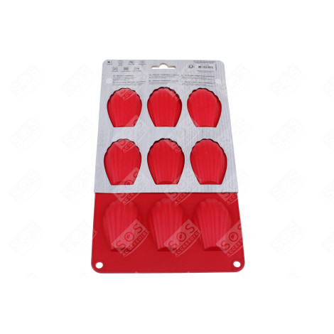 MOULE À 9 MADELEINES EN SILICONE &QUOT;CANDY&QUOT; D'ORIGINE USTENSILE DE CUISINE - 513006