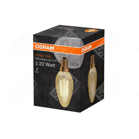 1906LEDCLB212,5W/825230VFILGDE14FS1OSRAM D'ORIGINE LUMINAIRE - 4058075119369