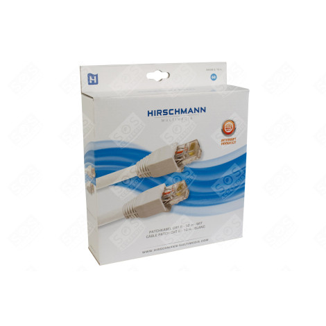 INKAB5 -CÂBLE DE RACCORDEMENT UTP CAT6 AVEC RJ45 - 10,0M D'ORIGINE INFORMATIQUE - 695020406