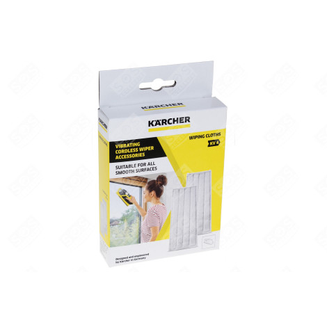 KV 4 PADS DE NETTOYAGE (2 PIÈCES) D'ORIGINE NETTOYEUR VAPEUR - 26331320