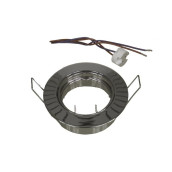 Spot incastrable dirigable pressé chrome mr16 51mm