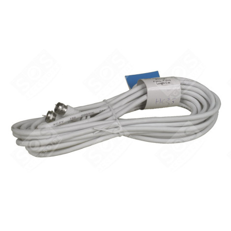 CABLE DE RACCORDEMENT POUR SATELLITE 5 M. COAX TÉLÉVISION - HE9002140