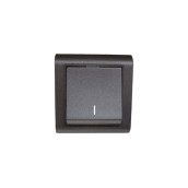 Interrupteur bipolaire encastrable rainbow grey