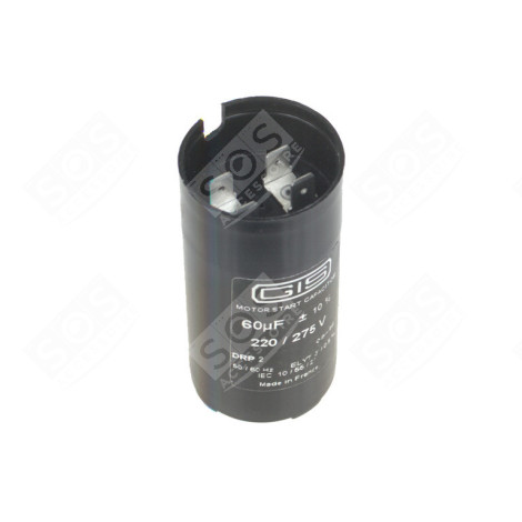 CONDENSATEUR ELECTROLYTIQUE 60 ΜF 275 V FRIGO, RÉFRIGÉRATEUR, CONGÉLATEUR - 3666356972043
