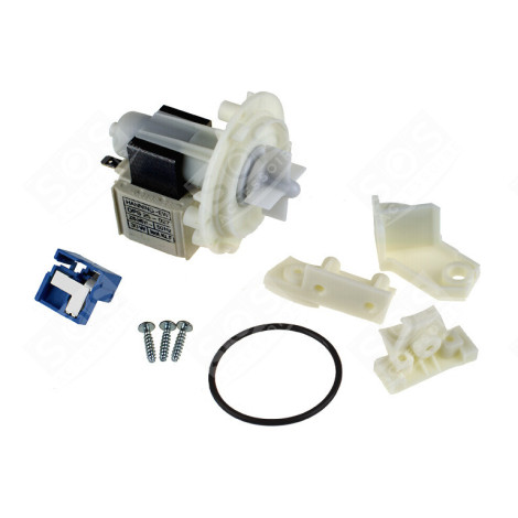 POMPE DE VIDANGE HANNING MAGNETIQUE + 3 FIXATIONS MACHINE À LAVER, LAVE-LINGE - D422227