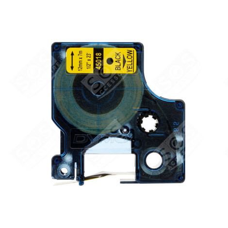LABELMANAGER TAPE 12MMX7M BLACK ON YELLOW D'ORIGINE ACCESSOIRES ET ENTRETIEN - S0720580