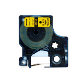 Labelmanager tape 12mmx7m black on yellow d'origine