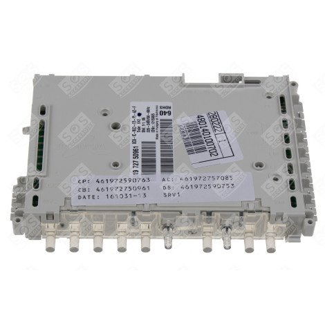 CARTE ÉLECTRONIQUE, MODULE DE COMMANDE D'ORIGINE LAVE-VAISSELLE - 480140100702