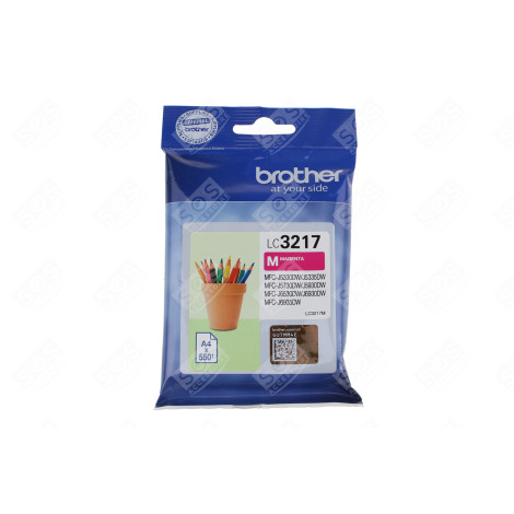 BROTHER LC3217 ENCRE MAGENTA LC-3217M, CAP: 550 D'ORIGINE ACCESSOIRES ET ENTRETIEN - LC3217M
