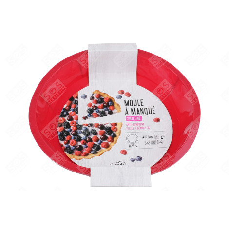 MOULE À TARTE SILICONE 25X4.5CM D'ORIGINE USTENSILE DE CUISINE - 513010