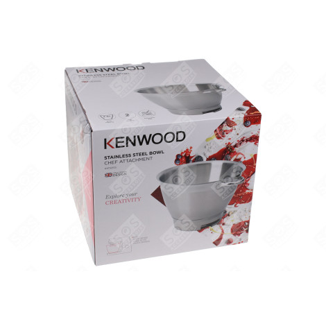 BOL EN ACIER CHROMÉ 4,6L D'ORIGINE ROBOT MÉNAGER - AW20011024